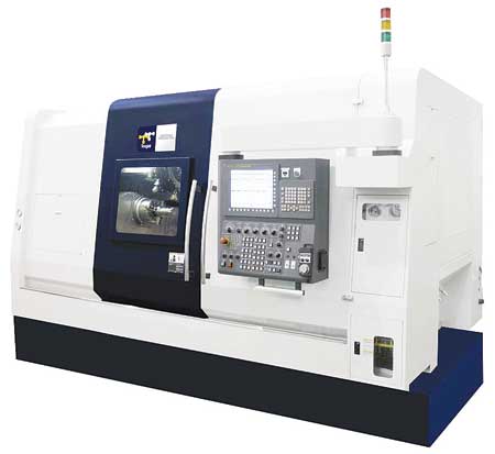 MT-2000T3Y2 Turning Center Features 11 Axes, Three Turrets